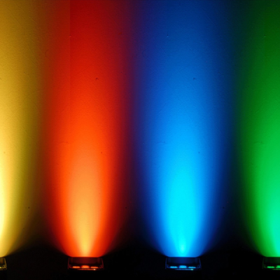 Deco Led  - Par led Cromado IP54 - RGBWA-UV - bateria