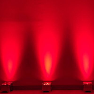  Deco Led  - Par led Cromado IP54 - RGBWA-UV - bateria