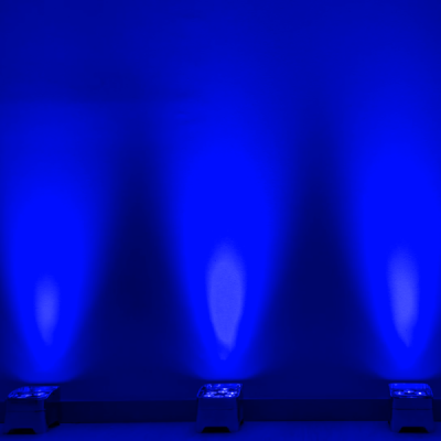  Deco Led  - Par led Cromado IP54 - RGBWA-UV - bateria