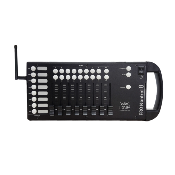 PRO Kontrol 8 - Télécommande à batterie - 8 univers