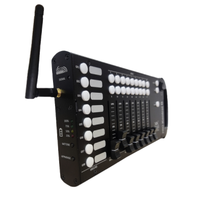  PRO Kontrol 8 - Controle remoto a bateria - 8 universos