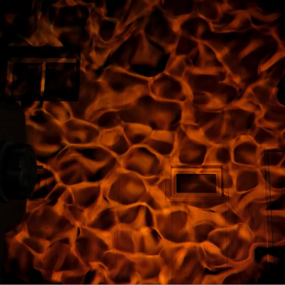  IP Design Wave - Projetor de efeitos Wave IP65 led