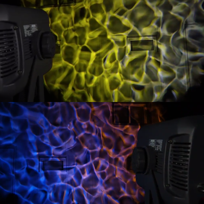  IP Design Wave - Projetor de efeitos Wave IP65 led