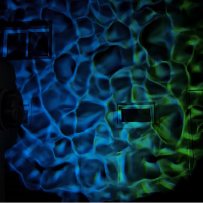  IP Design Wave - Projetor de efeitos Wave IP65 led