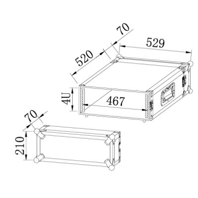  BC4U - Rack Pro 4U - Full Black