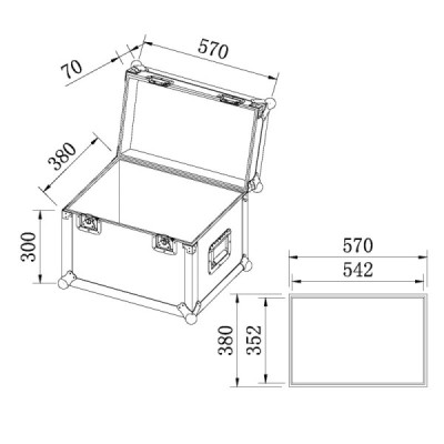  BCFRS - Mala de transporte multiusos - Tamanho S - Full Black