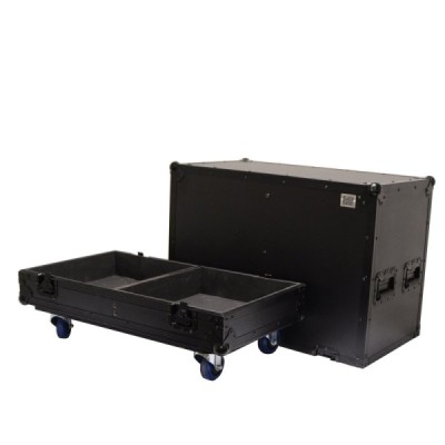  BCX12 - Flightcase para 2 colunas de 12" - Full Black