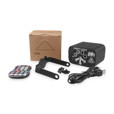  PartyLight - Efeito de luz led RGB / Laser / UV