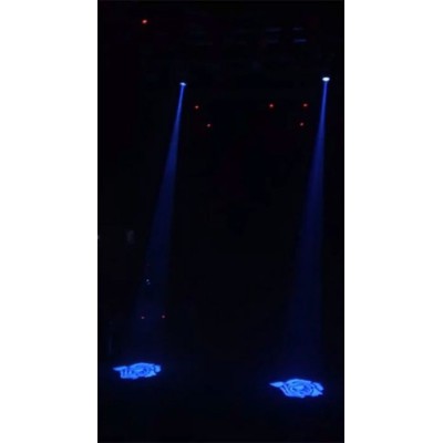  BeeMoveSpot40Kit2 - Kit 2x Moving Head LED SPOT 40W RGB + ANEL DMX