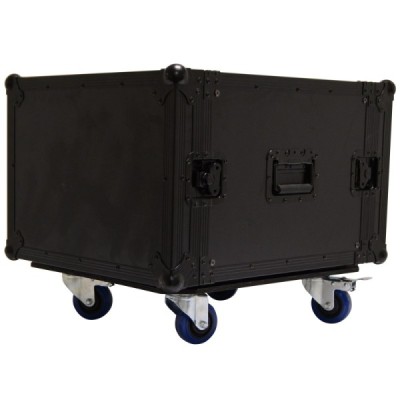 BC8RU - Rack Pro 8U - Com rodas - Full Black